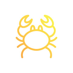 Crab vector icon