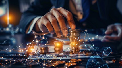financial technology Investment strategies in financial businesses Economic growth helps customers access financial services and manage their money in the digital world.