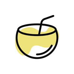 Coconut vector icon