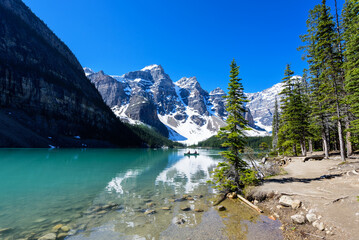 Moraine Lake, Rocky Mountains, Banff National Park, Canada