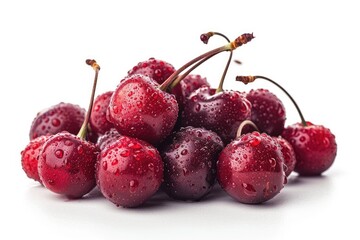 Indian fruit image, cherry fruit picture. Generative Ai