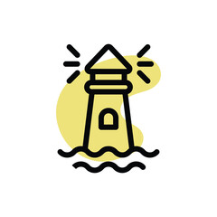 Lighthouse vector icon