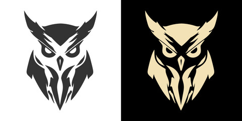 Simple and Modern concept owl Logo for company, community, team, etc.