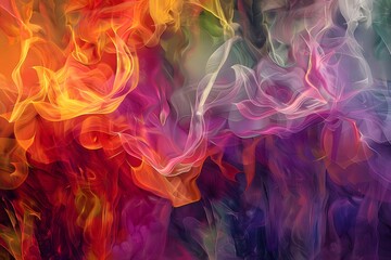 Modern abstract colorful graphic background design from ai created.