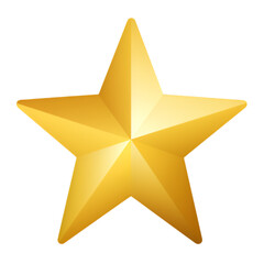 Obraz premium gold star 