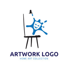 Art studio logo design for club or community