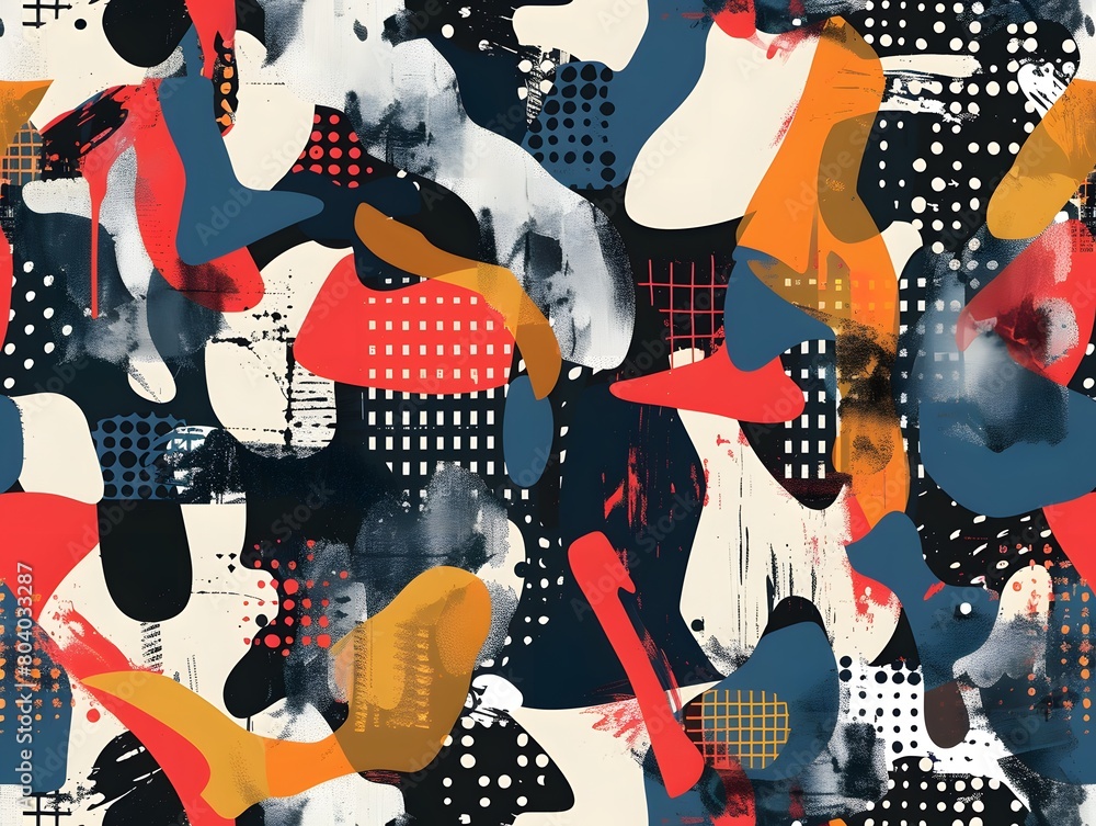Poster modern seamless background pattern, seamless abstract background.