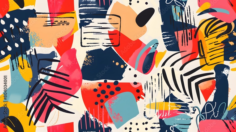 Poster modern seamless background pattern, seamless abstract background.