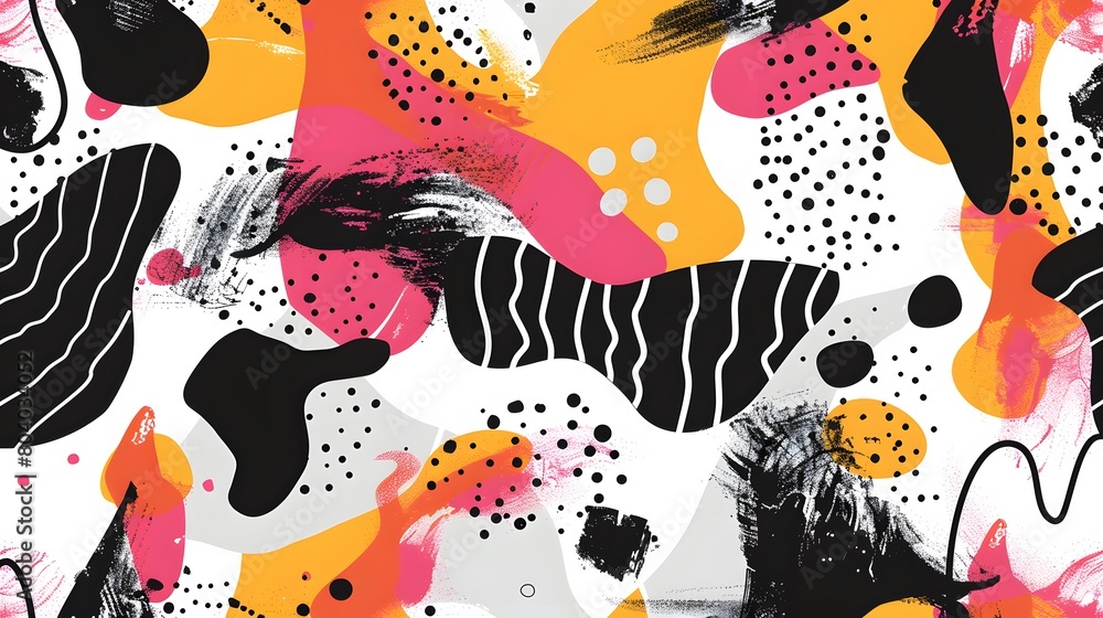 Poster modern seamless background pattern, seamless abstract background.