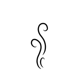 Hand Drawn Hot Steam Doodle