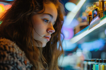 Vibrant vape artwork smoking e-cig concept unhealthy habit Generative AI illustration