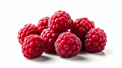  Fresh raspberries ready for a healthy snack