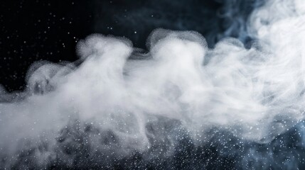 Fototapeta premium A cloud of smoke is billowing out of a pipe