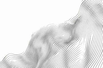 A striking black and white photo capturing a wave of lines. Ideal for graphic design projects
