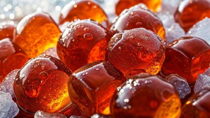  Glistening gemstones in a pile