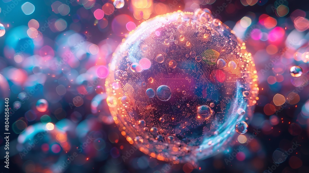 Poster image of a sphere composed of countless digital faces, each representing an active node in the vast 