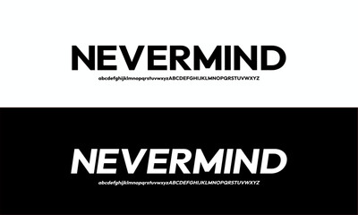 Modern Bold Font. Typography urban style alphabet fonts for fashion, sport, technology, digital, movie, logo design, vector illustration.ep