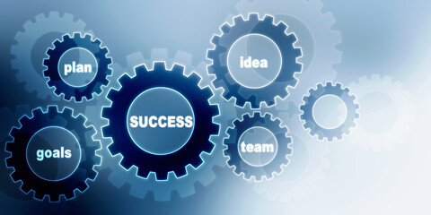 2D Digital Abstract Business Networking background