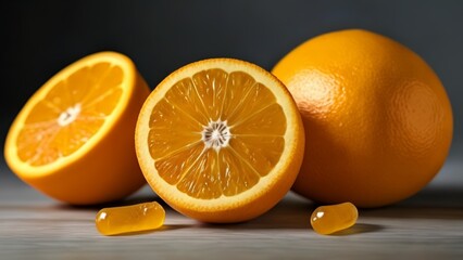 Fototapeta premium Freshly squeezed citrus delight