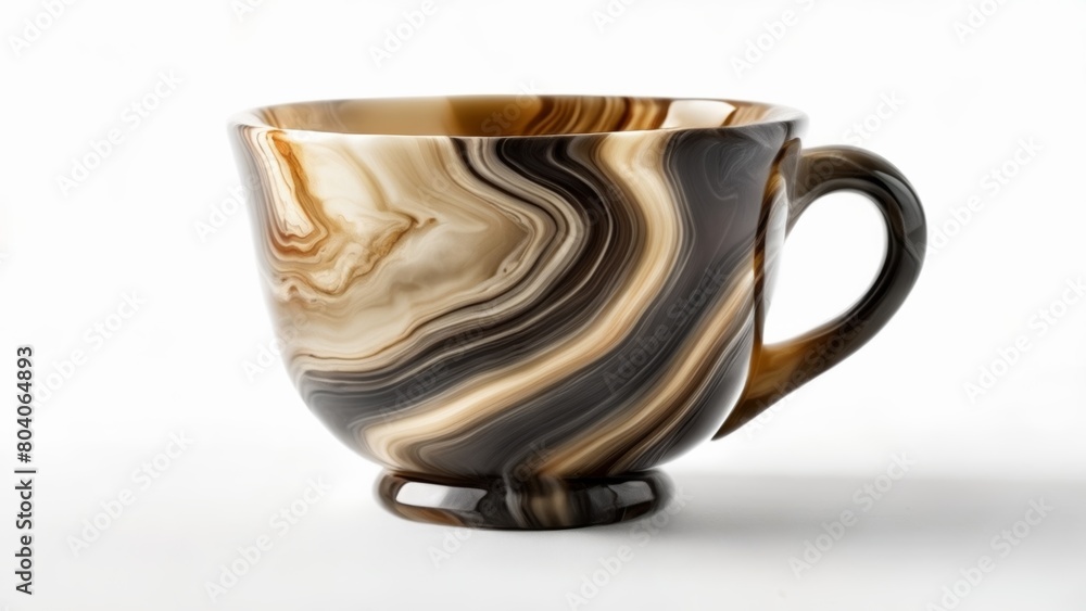 Poster  Stylish Marbled Ceramic Coffee Cup