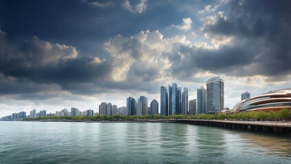 country skyline at sunset