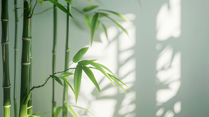 Bamboo chasen on light background