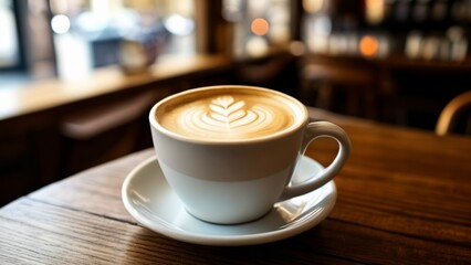  A moment of tranquility in a warm café