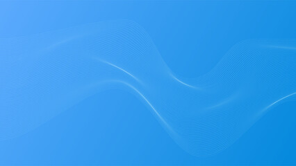 ABSTRACT COLORFUL WAVY LINES PATTERN GRADIENT BLUE COLOR BACKGROUND. GOOD FOR POSTER, WALLPAPER, COVER, FRAME, FLYER, SOCIAL MEDIA, GREETING CARD