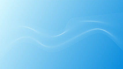 ABSTRACT COLORFUL WAVY LINES PATTERN GRADIENT BLUE COLOR BACKGROUND. GOOD FOR POSTER, WALLPAPER, COVER, FRAME, FLYER, SOCIAL MEDIA, GREETING CARD