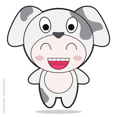 animals character with dog vector