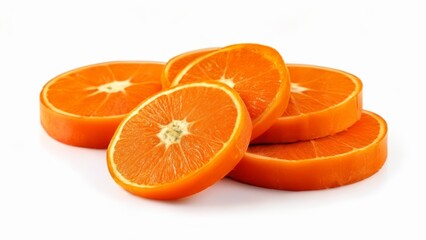  Freshly sliced oranges ready to enjoy
