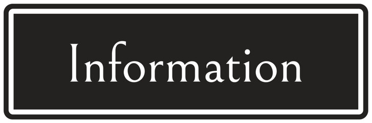Information sign