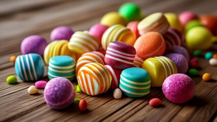  A rainbow of candy delight