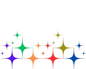 star patterns. Those are isolated in white background. also vector design.