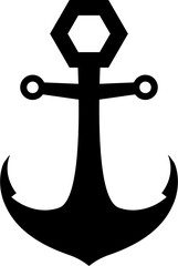  Anchors icon.  Anchor in sea icon.

