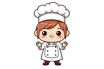 child chef with spoon