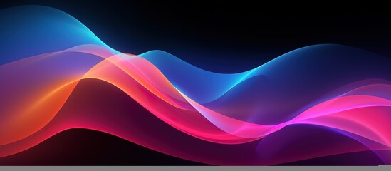 Grainy gradient background blue pink yellow abstract generate ai