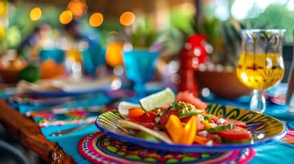 Mexican food, Capturing the Spirit of Cinco de Mayo,vibrant Fiesta Cinco De Mayo