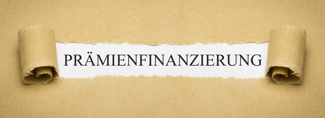 Prämienfinanzierung