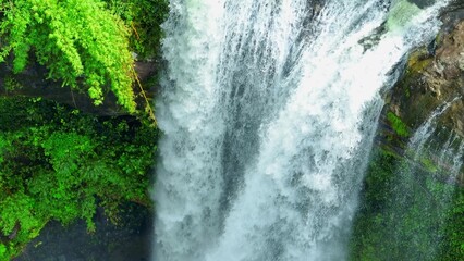 An epic waterfall adventure awaits in a vibrant, green jungle paradise. Dive into the roaring...