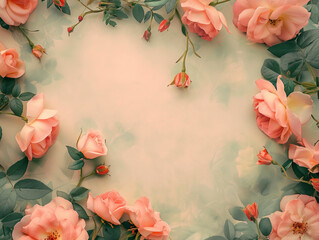 薔薇の花のバックグランド