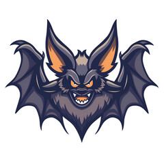 bat mascot logo icon