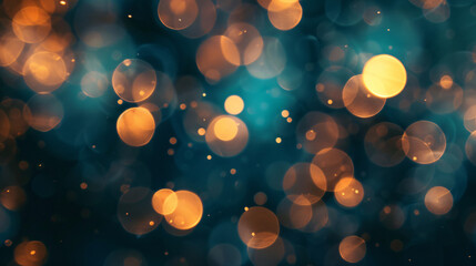 Obraz na płótnie Canvas Blurred view of beautiful lights on dark background