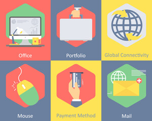 office, portfolio, global connectivity, mouse