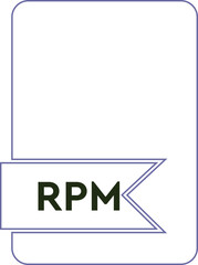 RPM File format icon  Minsk outline fill