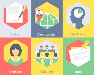 contract, client location, punctuality