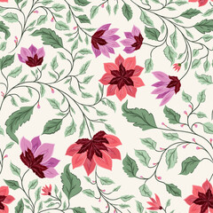 Traditional chintz floral ditsy style pattern overall