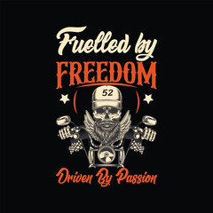 motorcycle  t shirt design 