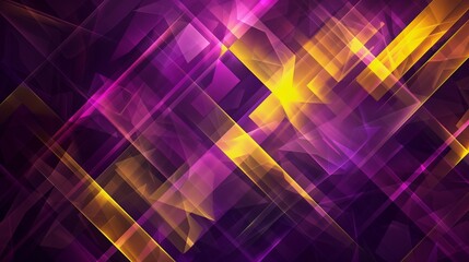 Obraz premium abstract colourful background with lines and triangles, geometry creative wallpaper backdrop, in style of purple and yellow