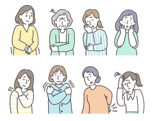 女性の様々な体調不良